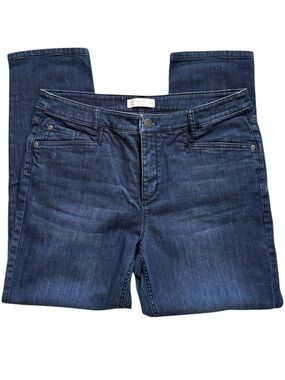 J. Jill Smooth Fit Ankle Jeans Size 12 Slim Leg Stretch Denim